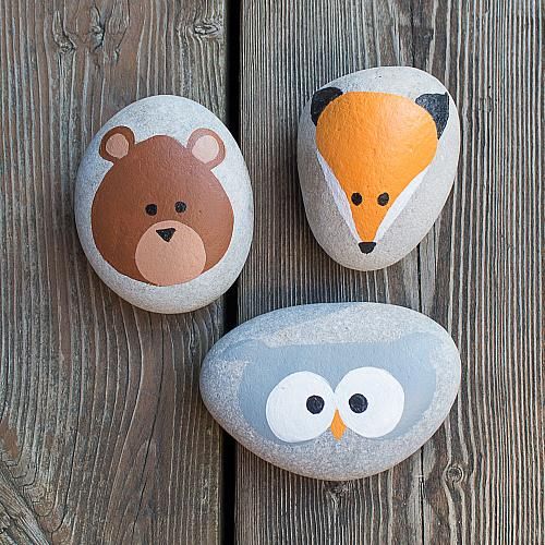 Painted Rock Animals