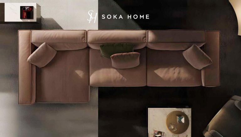 Tips for Ideal Seat Depth & Height - SokaHome Luxury Sectional