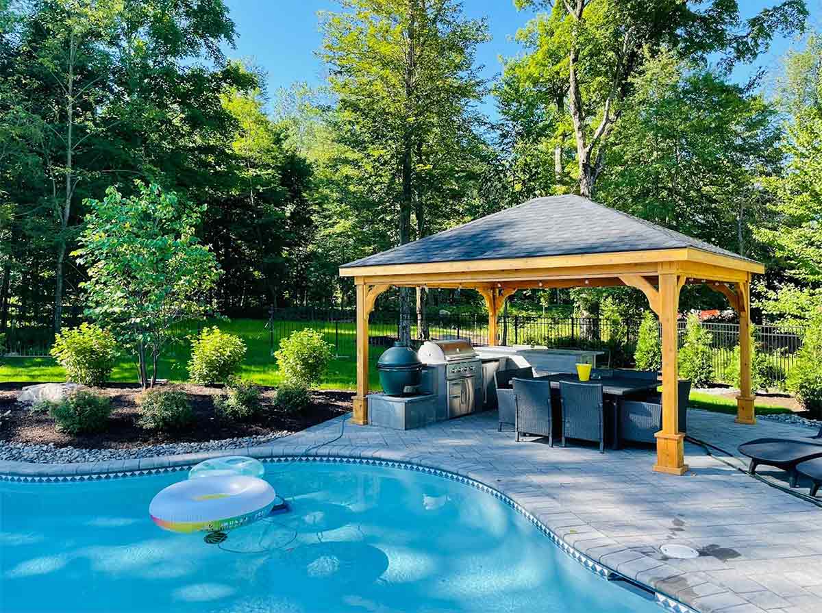 Designing Your Perfect Poolside Dining Pavilion